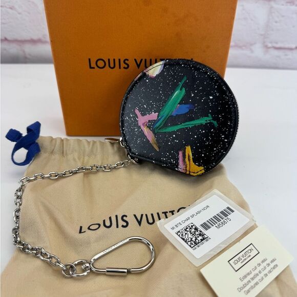 Louis Vuitton Black Monogram Canvas Splash Zippy Coin Purse - Picture 14 of 14